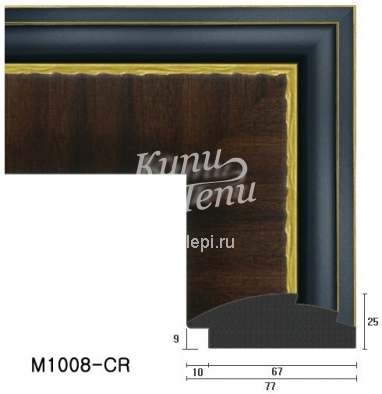 Багет окрашенный Декор-дизайн M1008-CR